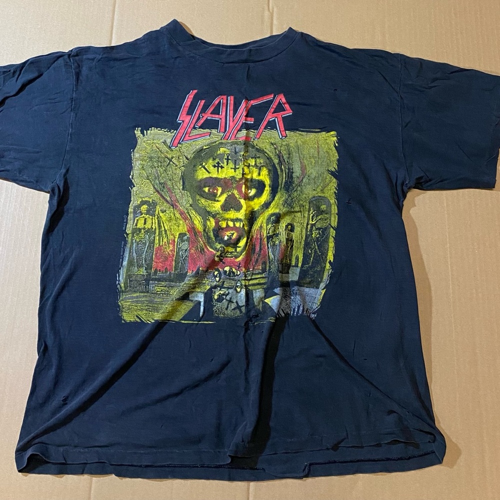 SLAYER Band Shirt - Seasons in the Abyss
